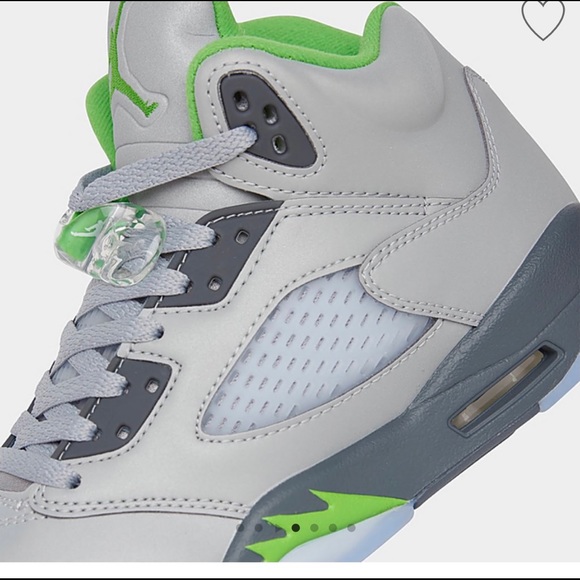 Air Jordan gray /silver reflective material size 4.5 - Picture 4 of 11